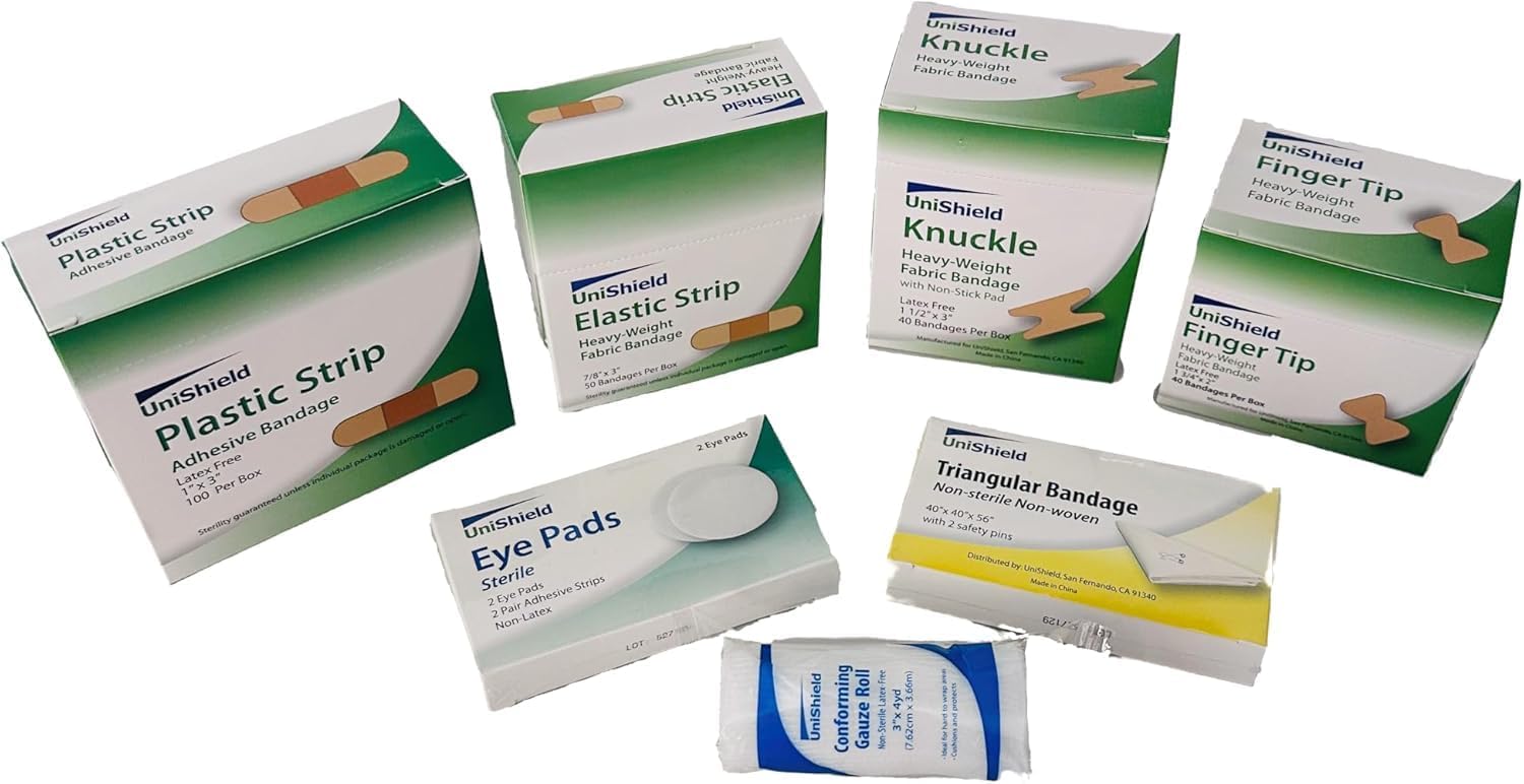 Class-A First Aid Refills Medications Without Cabinet | Essential Medications for Emergency Preparedness | Ensuring Long-Lasting Reliability | Exceeds OSHA/Ansi Z308.1 2015, Over 900 Pieces