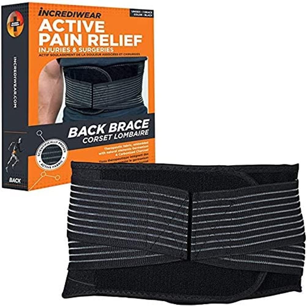 Incrediwear Back Brace - Back Support Brace for Back Pain Relief from Muscle Pain, Sciatica or a Herniated Disc, Everyday Lower Back Lumbar Support (XXX-Large)