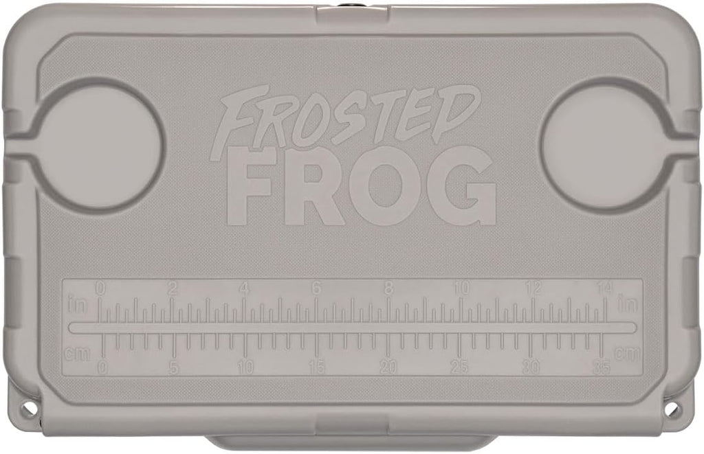 USA Made Frosted Frog 20 Quart Ice Chest Heavy Duty High Performance Roto-Molded Commercial Grade Insulated Cooler