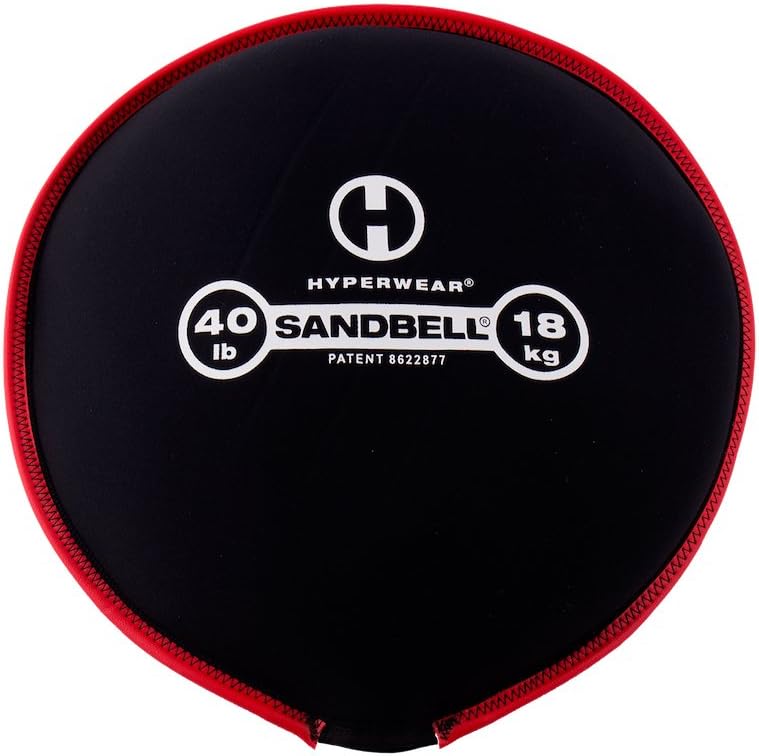 HYPERWEAR SandBell® Soft Sandbag Weight (2–50 lbs) – Pre-Filled with Clean USA Sand, Safe Soft Weight for Strength Training, HIIT, Functional Fitness, Rucking & Home Workouts