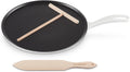 Le Creuset Enameled Cast Iron Traditional Round Crepe Pan, 10.25', White