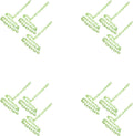 Angoily 4pcs Halloween Cosplay Chain Prop Plastic Glowing Chain Prop Party Decorative Party Supply Light Green