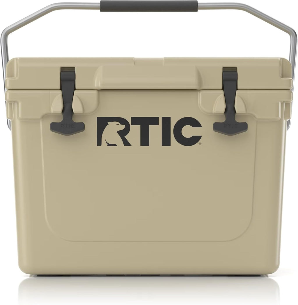 RTIC Ultra-Tough Cooler, Hard Insulated Ice Chest Box for Beach, Drink, Beverage, Camping, Picnic, Fishing, Boat, Barbecue