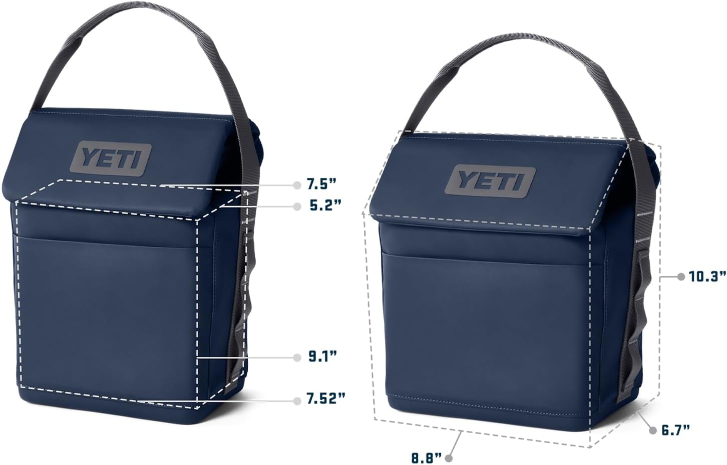 YETI Daytrip 6L Insulated Soft Cooler Lunch Bag, Navy