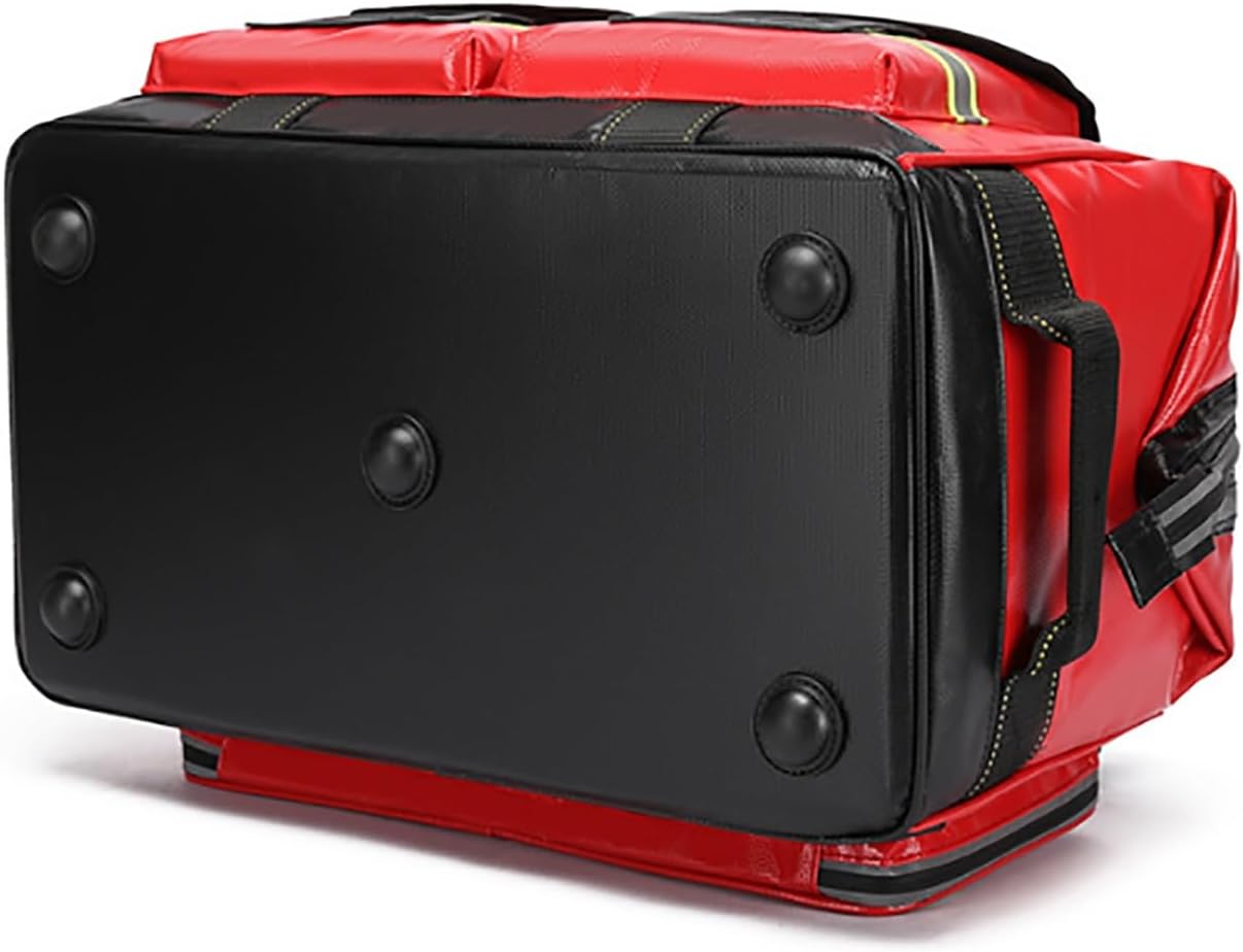Emergency Medical Assistant Bag Empty, Medicine Storage, Professional First Responder with Multiple Pockets for Aid Kit and Nursing Supplies (Color : B, Size 31 * 18 19cm)