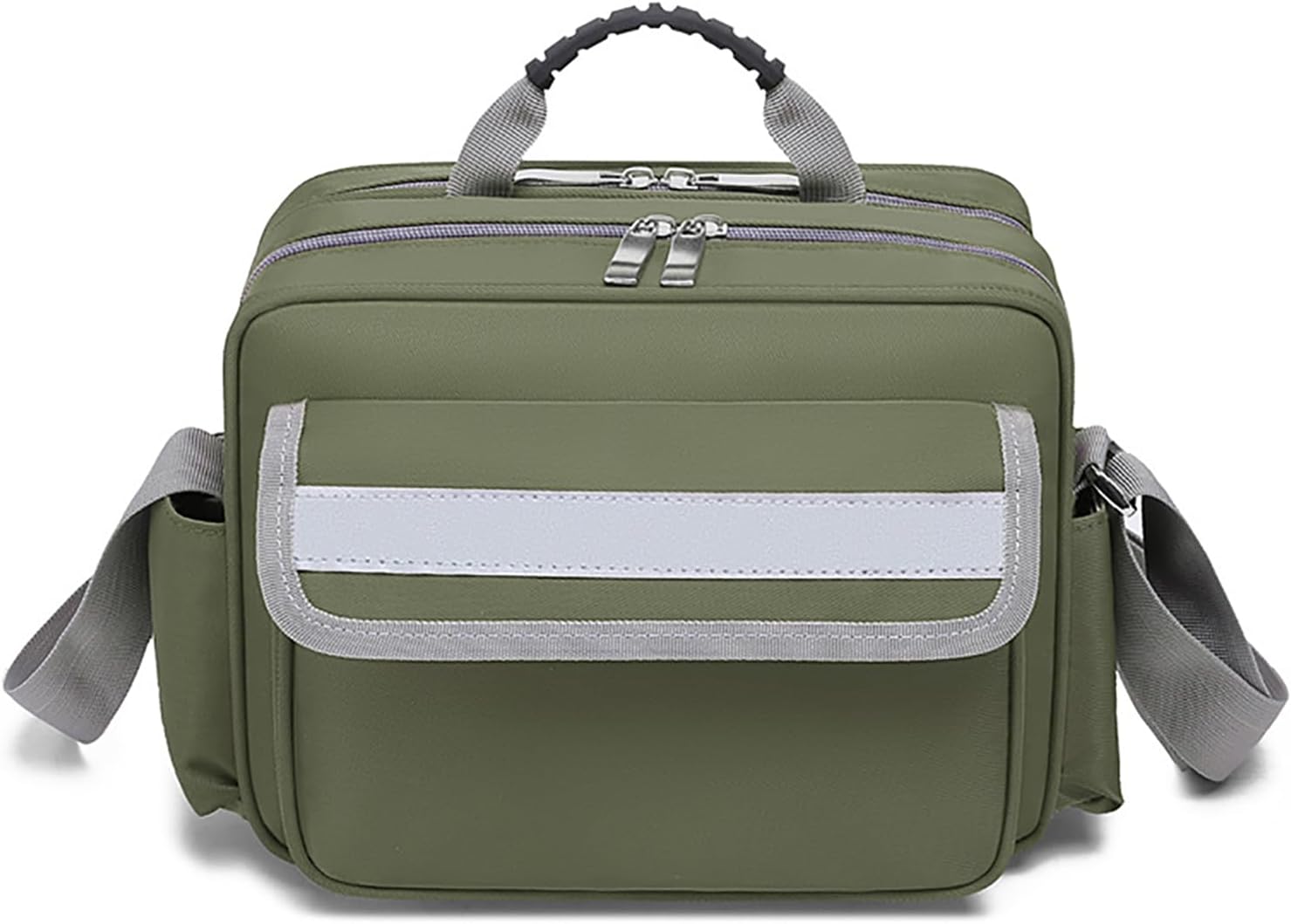 First Aid Kit Bag Empty, Travel Medical Portable Pouch Medicine Organizer Storage, Emergency for Home Outdoor Camping Hiking Office Car(Green)