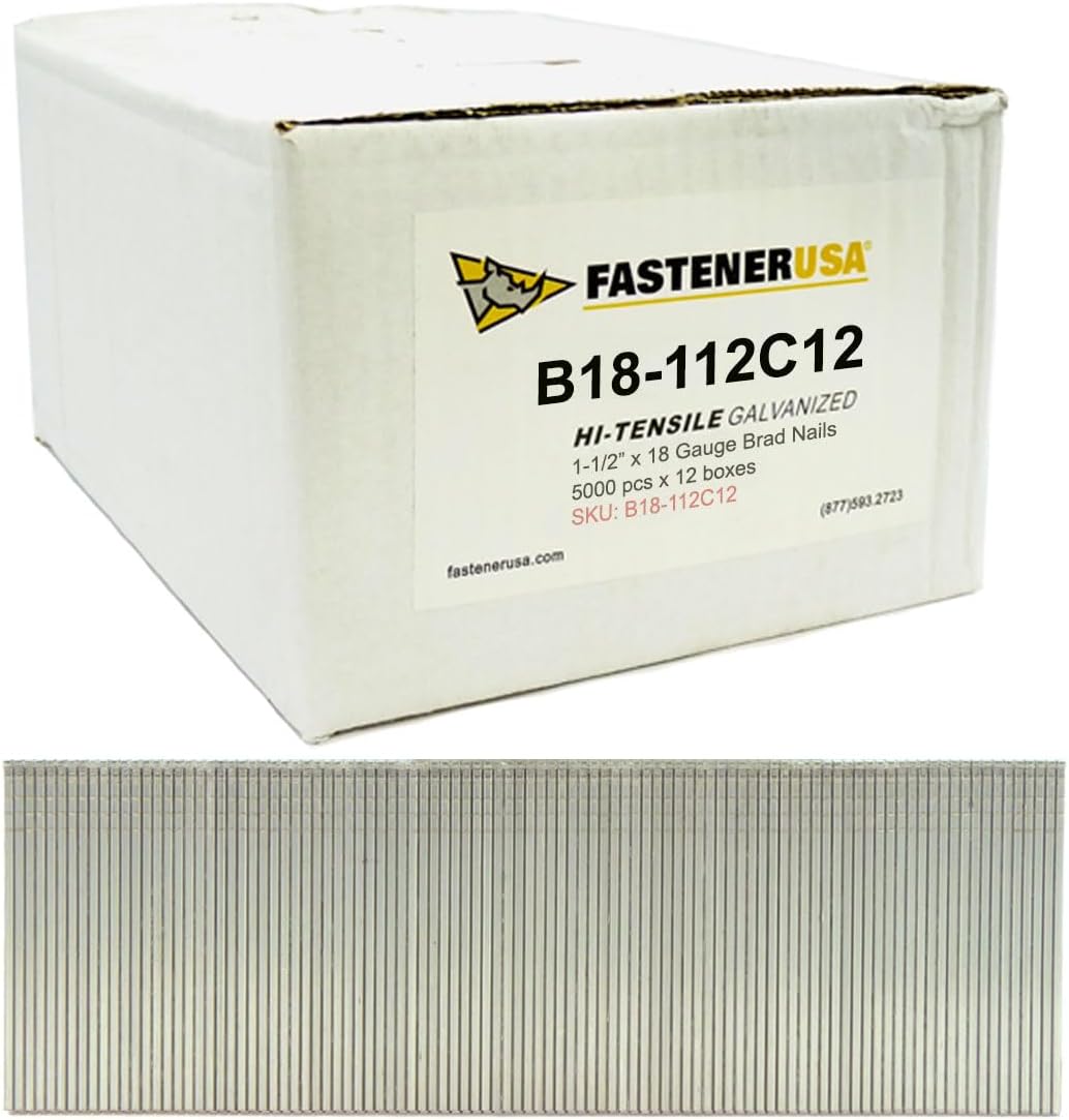 1-1/2' Brad Nails 18GA GALV 60,000ct