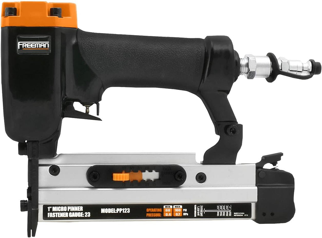 Freeman P4FNCB Pneumatic Finishing Nailer and Stapler Kit with Bag and Fasteners (4-Piece)
