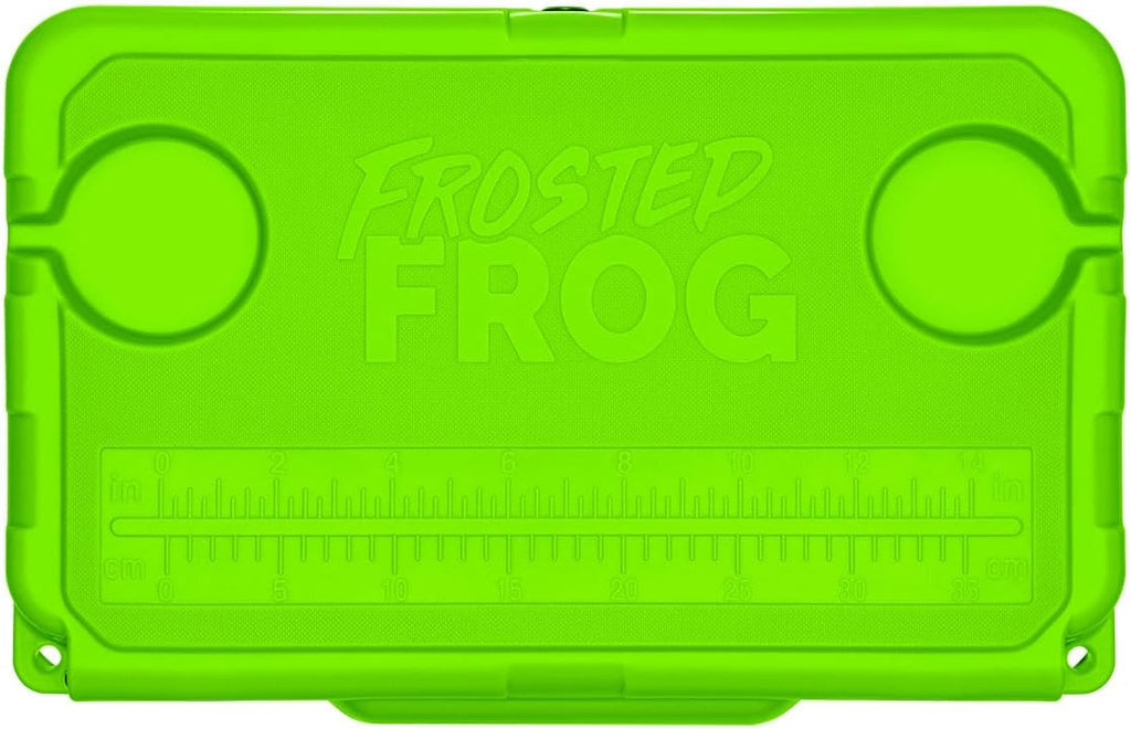 USA Made Frosted Frog 20 Quart Ice Chest Heavy Duty High Performance Roto-Molded Commercial Grade Insulated Cooler