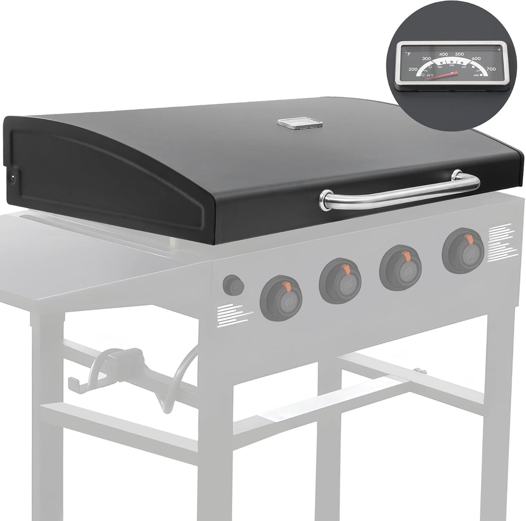 Upgrade Hinged Lid for Blackstone 1554 Omnivore 36' Griddle, Flat Top Griddle Hard Cover for Blackstone 36 in 5856 2177 2322 2310 2212 2210 Griddle Lid Hood, Powder Coated Flat Top Lid (2024 Model)
