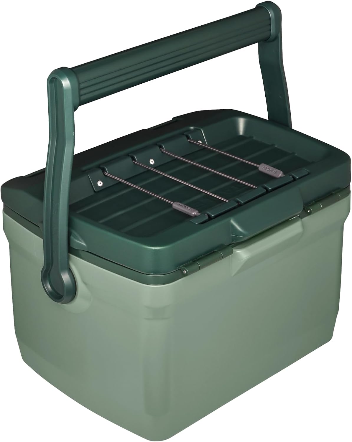 Stanley Adventure Outdoor Cooler 7 qt | Heavy Duty Outdoor Camping Cooler with Easy Carry Top Handle | 27 Hour Cooling Ice Chest for 10 Cans | BPA-Free | Stanley Green