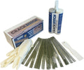 CrackStitch 15pk Concrete Crack Repair Kit|DIY Foundation Crack Repair|Basements, Garages, Pools, Floors, Wall & Block|Carbon Fiber/Kevlar Concrete Reinforcement