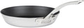 Viking Contemporary 3-Ply Non Stick Frying Pan, 10 Inch Stainless Steel Nonstick Fry Pan, 3 Liters, Silver