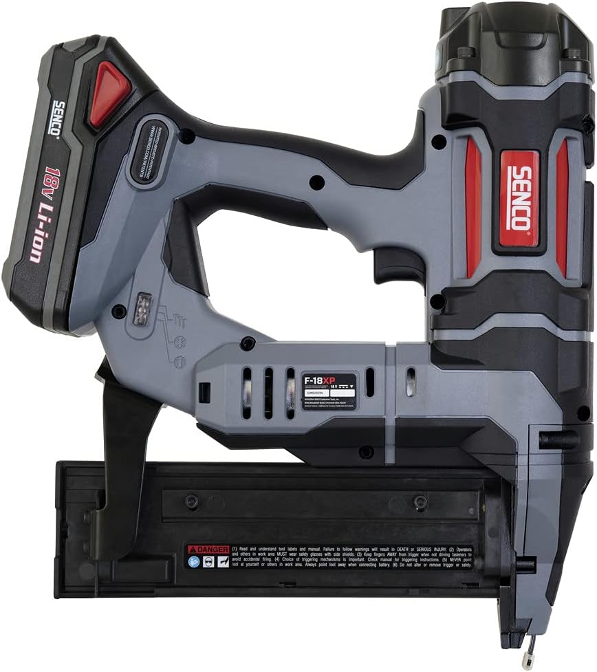 SENCO 10M0001N Fusion F-18XP 18V Lithium-Ion 2-1/8 in. Cordless 18 ga. Brad Nailer (1.5 Ah)