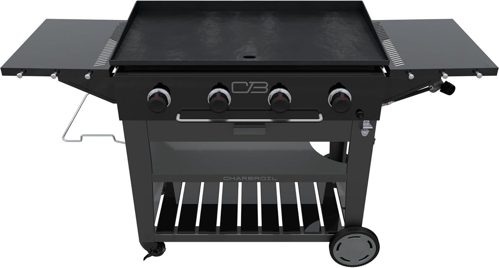 Charbroil 36' Performance Series Propane Gas Griddle with Cart 4 Burner Flat Top Grill, Black 463259124