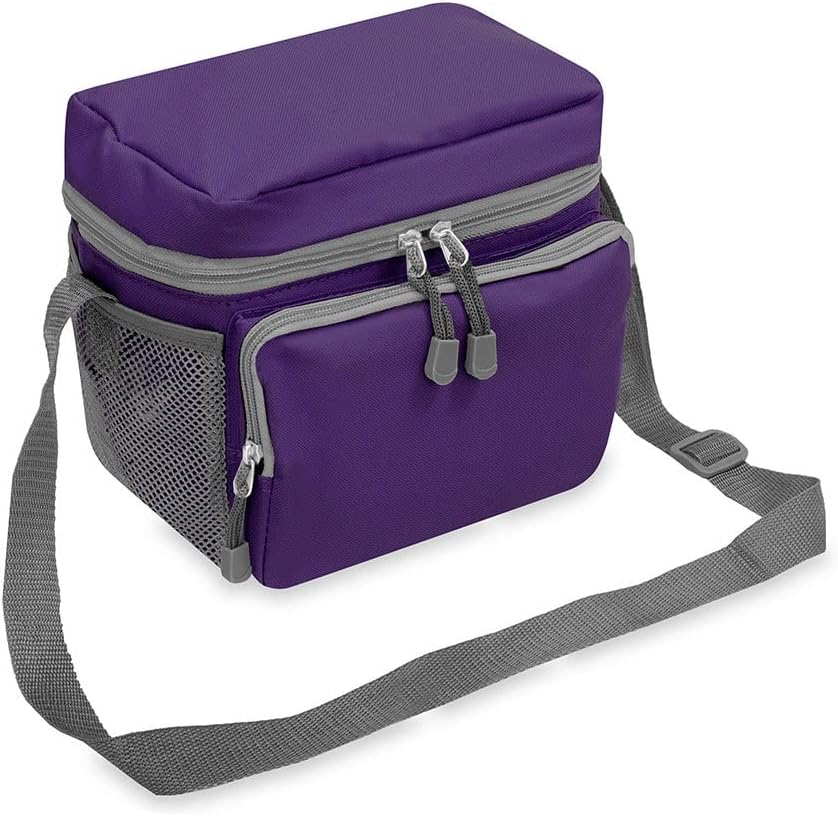 Everest Cooler Lunch Bag, Eggplant Purple, One Size