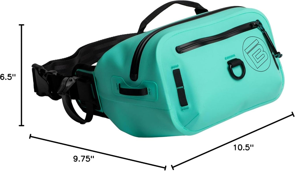 BOTE Highwater Waist Belt Pack Fully Waterproof SUP Zip Up Fanny Bag Adjustable Strap Outdoor Water Sports Extra Storage Completely Submersible