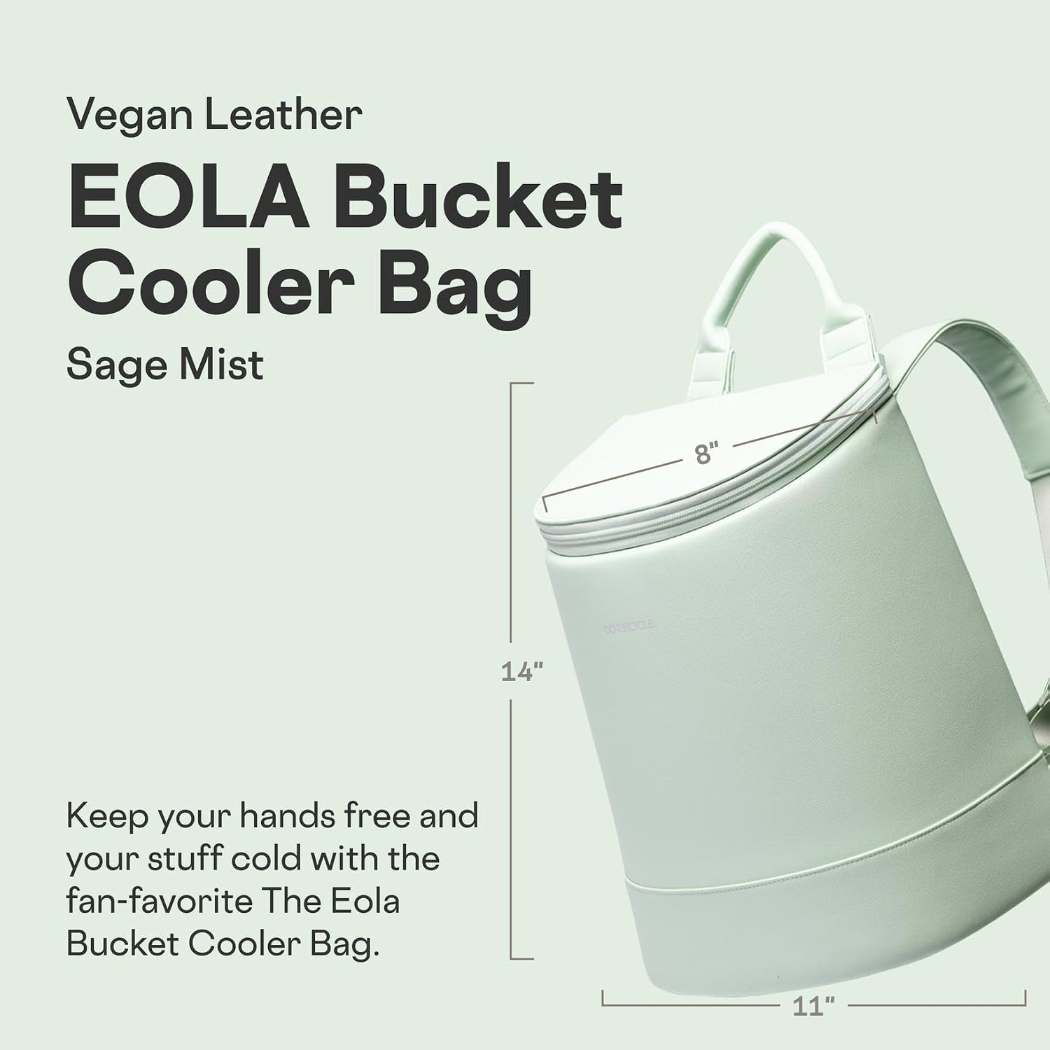 Corkcicle EOLA Cooler Backpack, Waterproof and Leak Proof Insulated Bag, Perfect for Wine, Beer, and Ice Packs