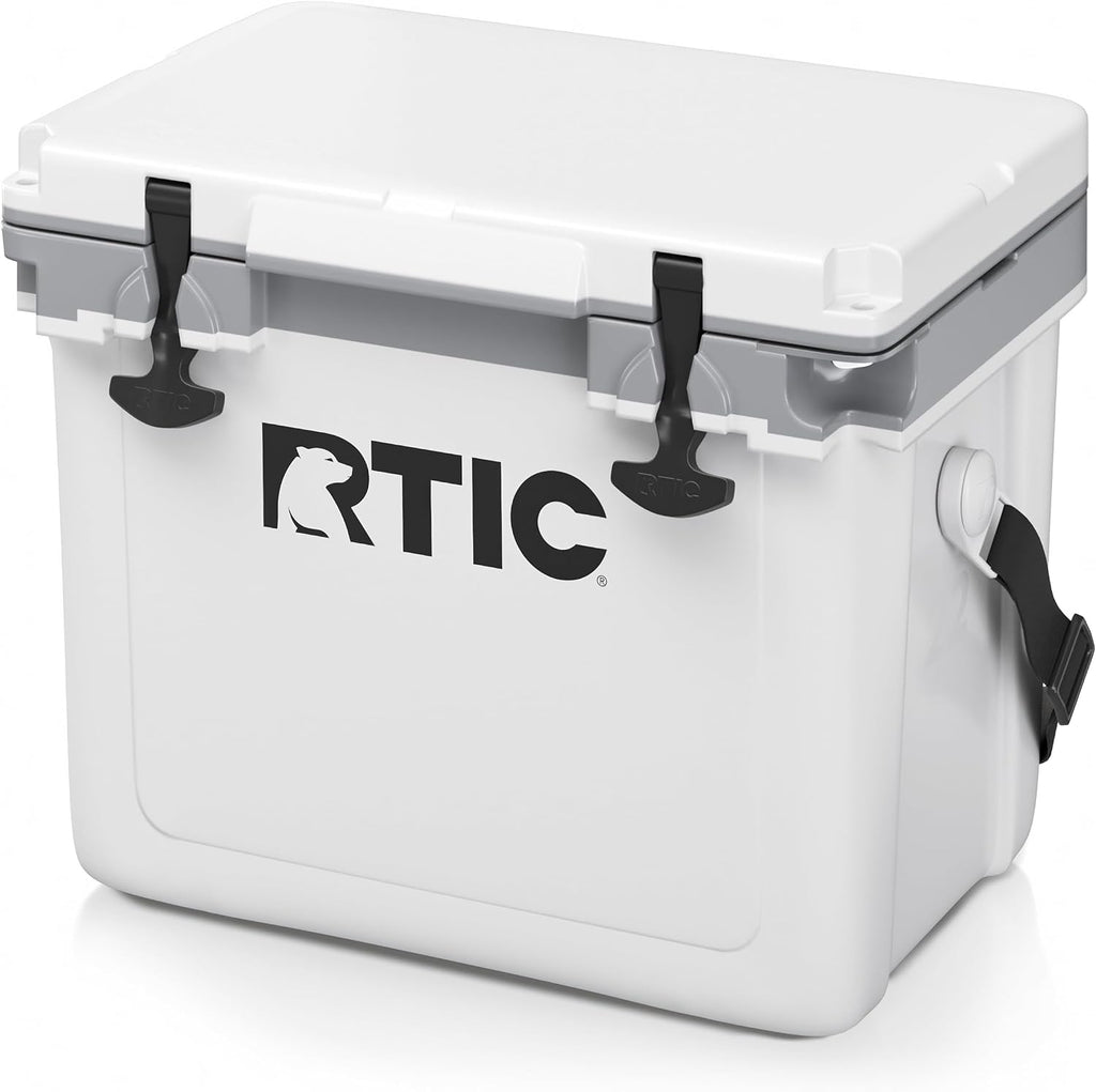 RTIC Ultra-Light Hard Cooler Insulated Portable Ice Chest Box for Drink, Beverage, Beach, Camping, Picnic, Fishing, Boat, Barbecue, 30% Lighter Than Rotomolded Coolers