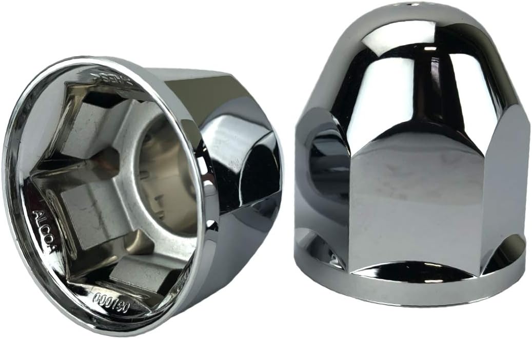 20 Pieces of 1 1/16 Push On Hex Flange Hug A Lug Nut Covers with Interior Metal Clip