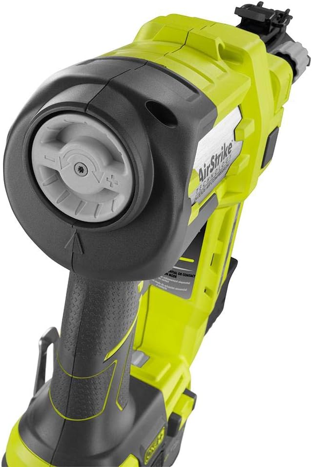 Ryobi 18 Volt Air Strike 5/8-2in Brad Nailer P320 + (2) Batteries P102 + Charger P118 (Renewed)