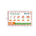 NineLeaf 120 Pcs Lever Wire Connectors Kit, 1/2/3/4/5 Port Combination, Push-in Electrical Wire Nuts AWG 28–12, Reusable Transparent Quick Connectors with Voltage Test Hole,50 Set
