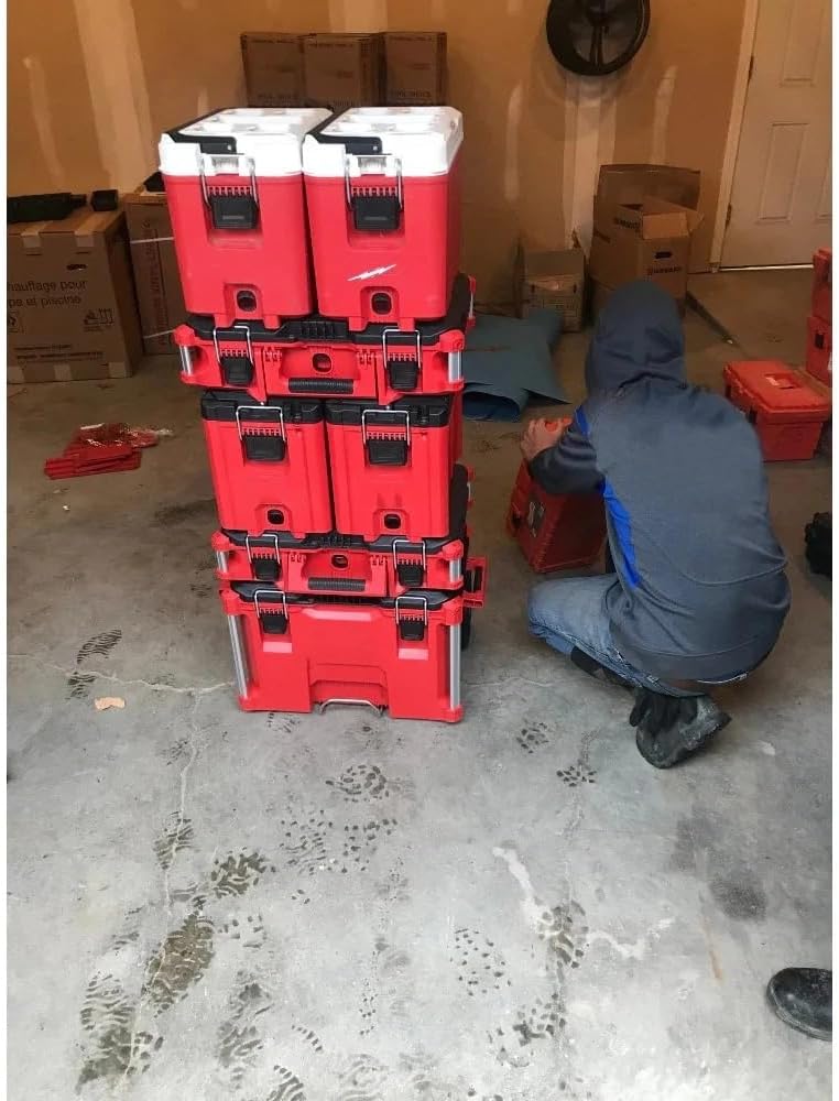 New 48-22-8460 Tool Boxes for Milwaukee PACKOUT 16QT Compact Cooler Length 16.2 in Width 9.8 in Height 13 in