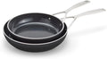 Demeyere AluPro 5, Ceramic 2-pc Aluminum Nonstick Fry Pan Set, 9.5' and 11', Ceramic Nonstick Coating, Lightweight Construction, Compatible with all Cooking Surfaces