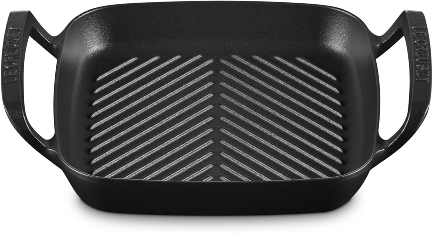 Le Creuset Alpine Outdoor Collection Enameled Cast Iron Square Grill Pan, 10.25'