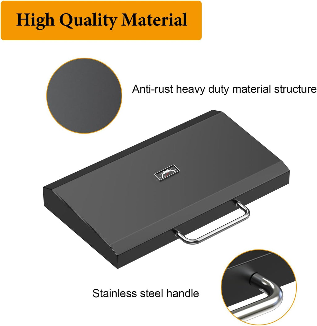 Hinged Lid for Blackstone 36 Inch Griddle Grill,Griddle Hard Cover Hood-BBQ Accessories for Blackstone 36' Griddle 1554 1818 1825 1836 1863