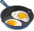 DASH 7.5' Nonstick Cast Iron Skillet | Pour Spouts | Zakarian Blue | Pack of 6