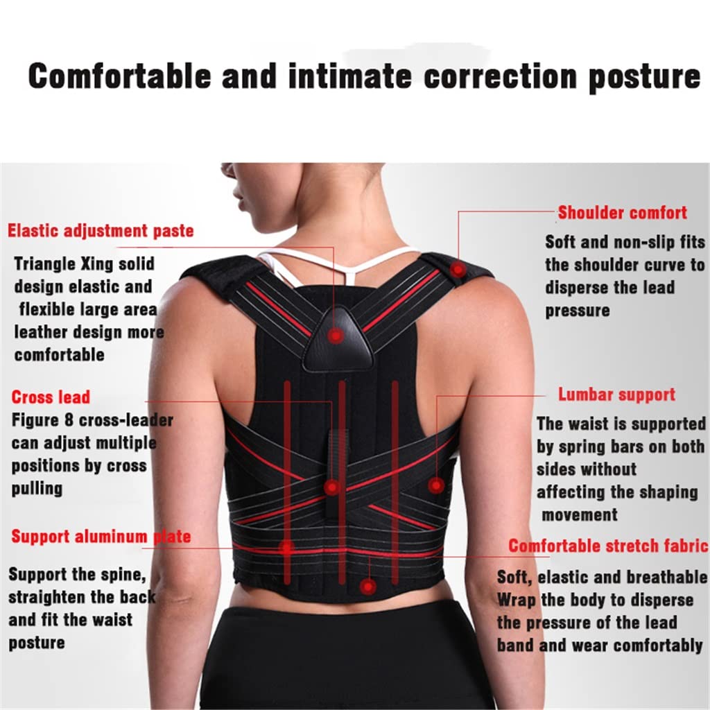 Adjustable Posture Corrector Back Support Shoulder Brace Correction Spine Postural Fixer Tape