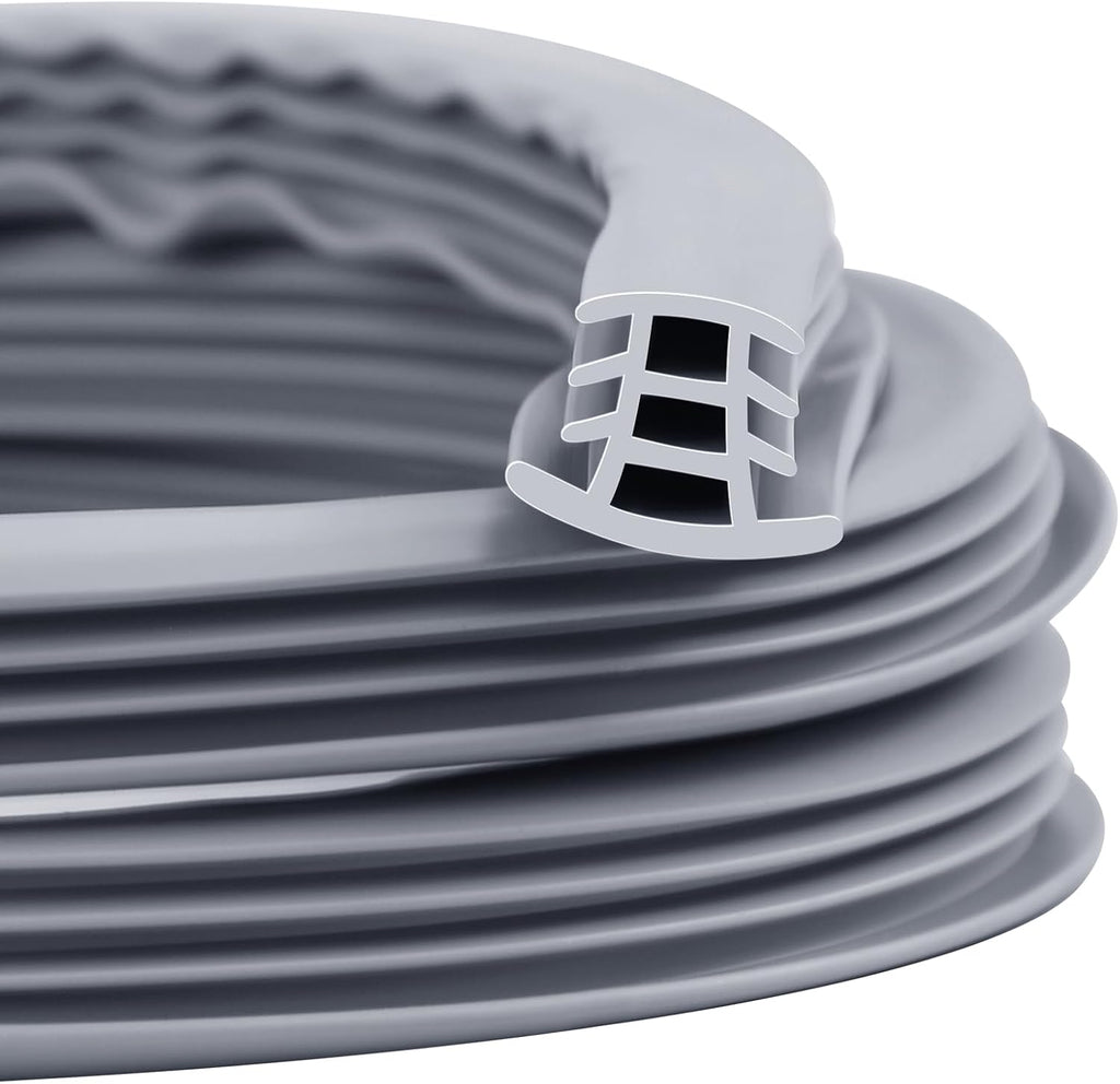 Flexible EPDM Rubber Strip (100 ft Long and 3/4 inch Wide) for Concrete Crack Repair and Replacement - Weather and Aging Resistant Expansion Joint Filler for Driveways and Sidewalks