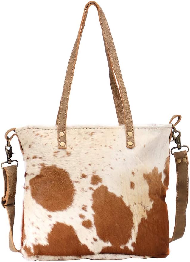 Myra Bag Cowprint Purse - Cowprint Bags for Women, Over The Shoulder Purse