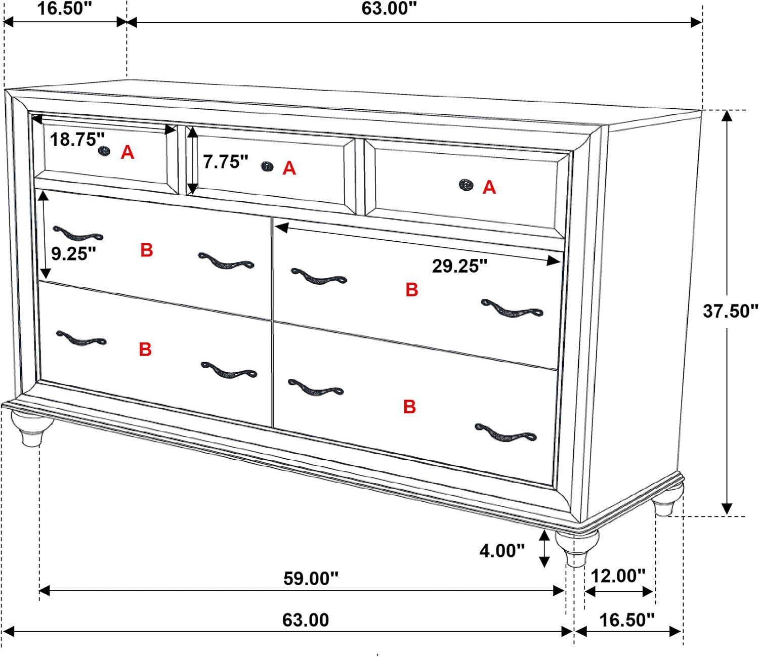 Coaster Home Furnishings Barzini Modern Classic 4-Piece Bedroom Set Velvet Upholstered California King Size Wingback Bed Frame 63-inch Headboard White 300843KW-S4