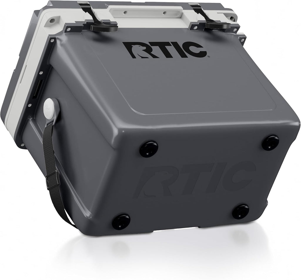 RTIC Ultra-Light Hard Cooler Insulated Portable Ice Chest Box for Drink, Beverage, Beach, Camping, Picnic, Fishing, Boat, Barbecue, 30% Lighter Than Rotomolded Coolers