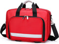 IOCCIOBB Professional Empty First Responder Bag Emergency Shoulder Bag Empty, Trauma First Aid Kits Storage Bag with Handle for Home, Office, and Outdoor Adventures(Red)