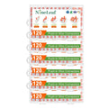 NineLeaf 120 Pcs Lever Wire Connectors Kit, 1/2/3/4/5 Port Combination, Push-in Electrical Wire Nuts AWG 28–12, Reusable Transparent Quick Connectors with Voltage Test Hole,6Set