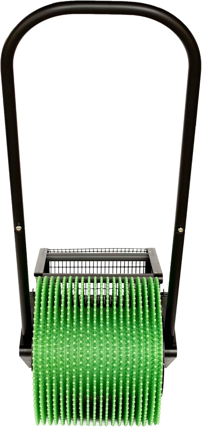 Bag-A-Nut 12' Push Large Acorn Harvester - Nut Picker Upper - (for Nuts 3/8' to 1 1/4') (A5010) - Weight Brackets Included