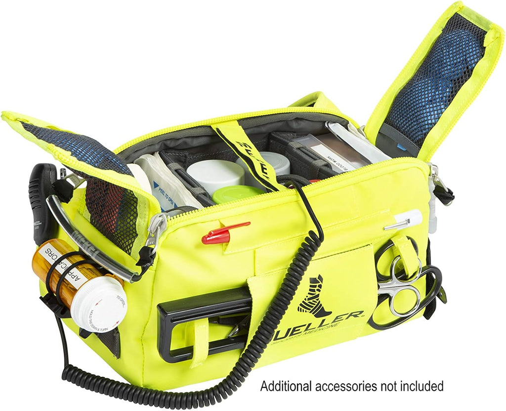 MUELLER Sports Medicine Medi Kit ATSS Bag Only for Men and Women, Athletic Training Kit, Medical Supply Bag for Sports Teams, Over the Shoulder Medical Briefcase, Waterproof, High Viz Yellow, One Size