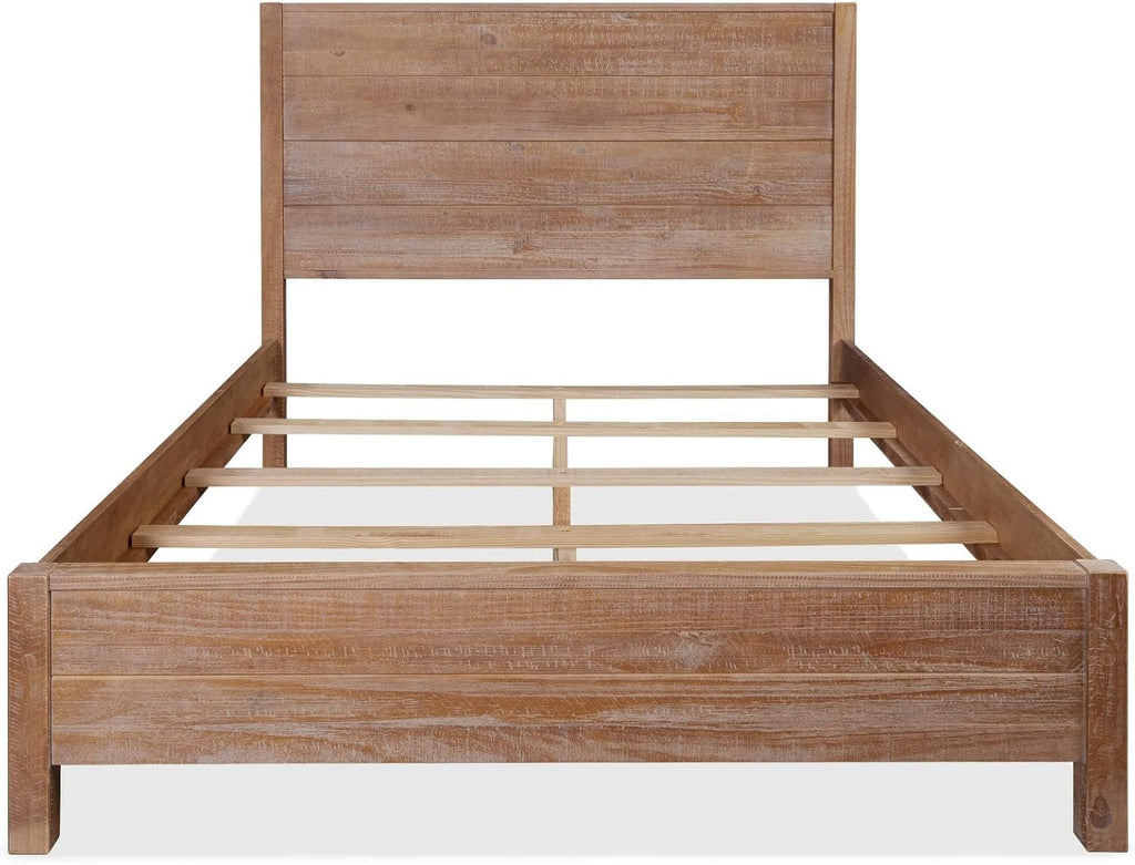 Grain Wood Furniture Montauk Solid Wood Bed, King Size, Driftwood