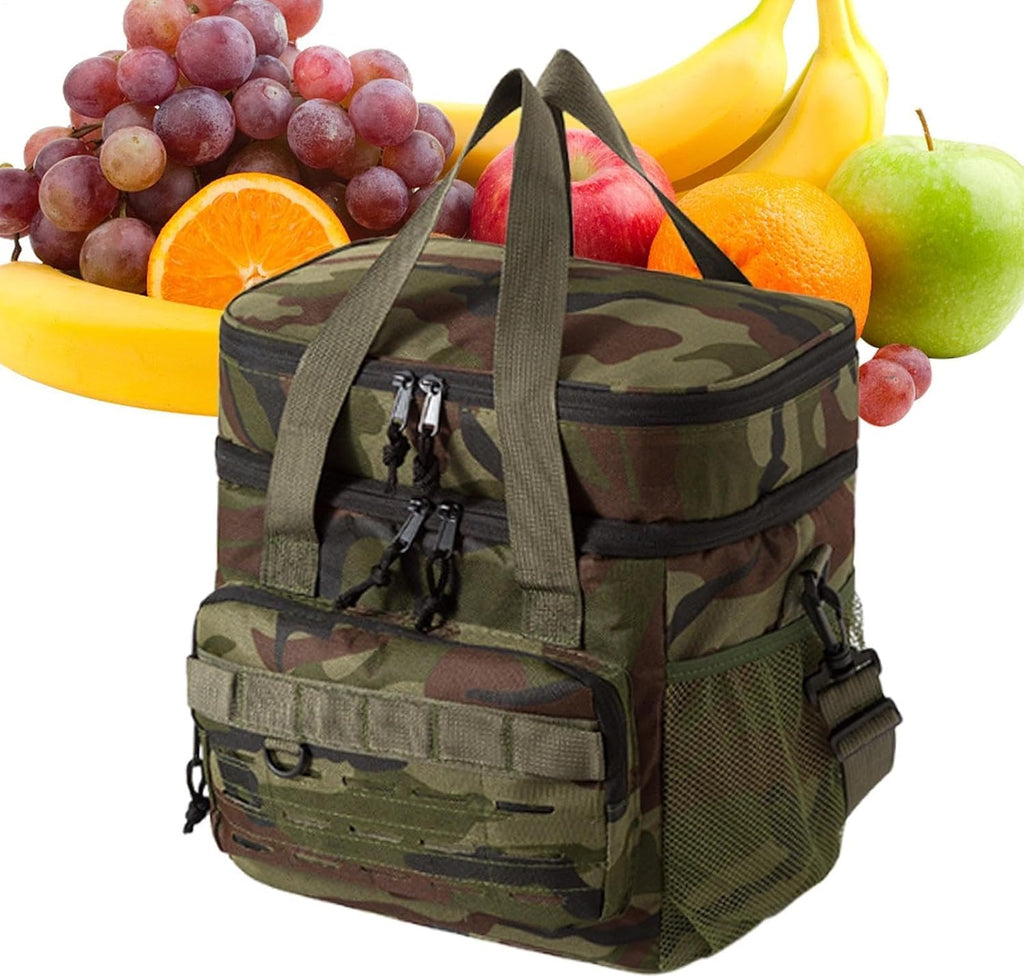 Cooler Bag - 19 Liter Takeaway Lunch Ice Box Insulated Waterproof Bags | for Outdoor Fishing Car Truck Camping Pool Work Road Trip G
