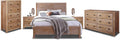 Grain Wood Furniture Montauk Solid Wood 5 Piece Bedroom Set in Driftwood, King Bed