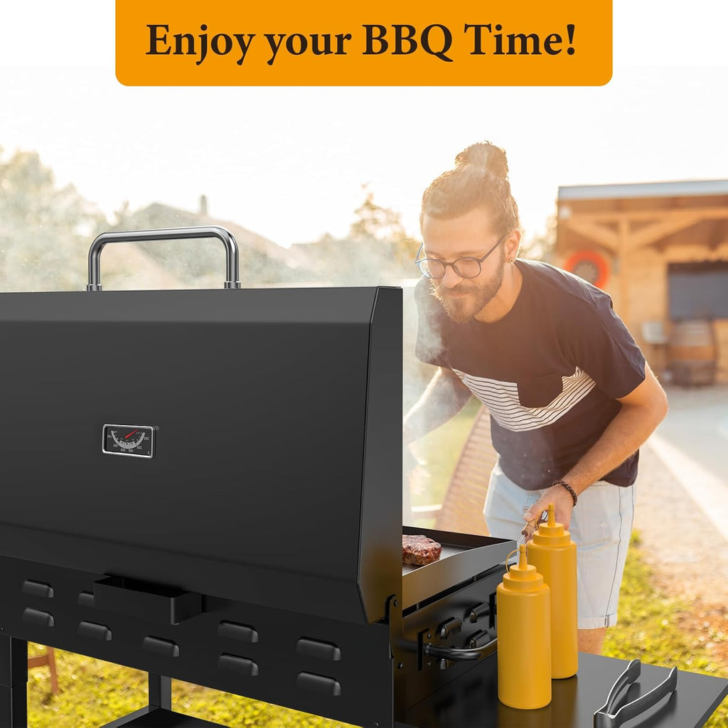 Hinged Lid for Blackstone 36 Inch Griddle Grill,Griddle Hard Cover Hood-BBQ Accessories for Blackstone 36' Griddle 1554 1818 1825 1836 1863