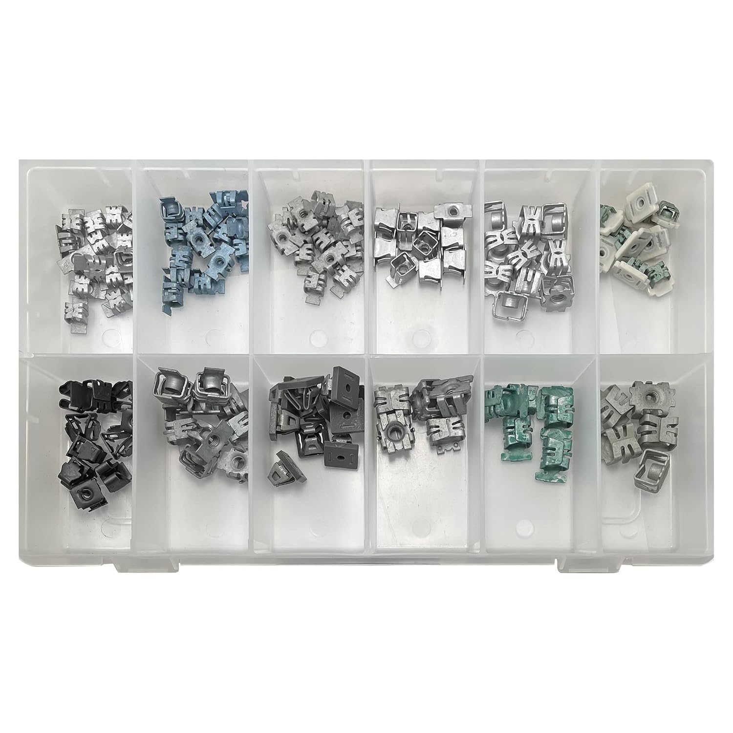 105 Piece G.M. Specialty Nut Assortment - 12 Types Bumper Grill Fender Panel