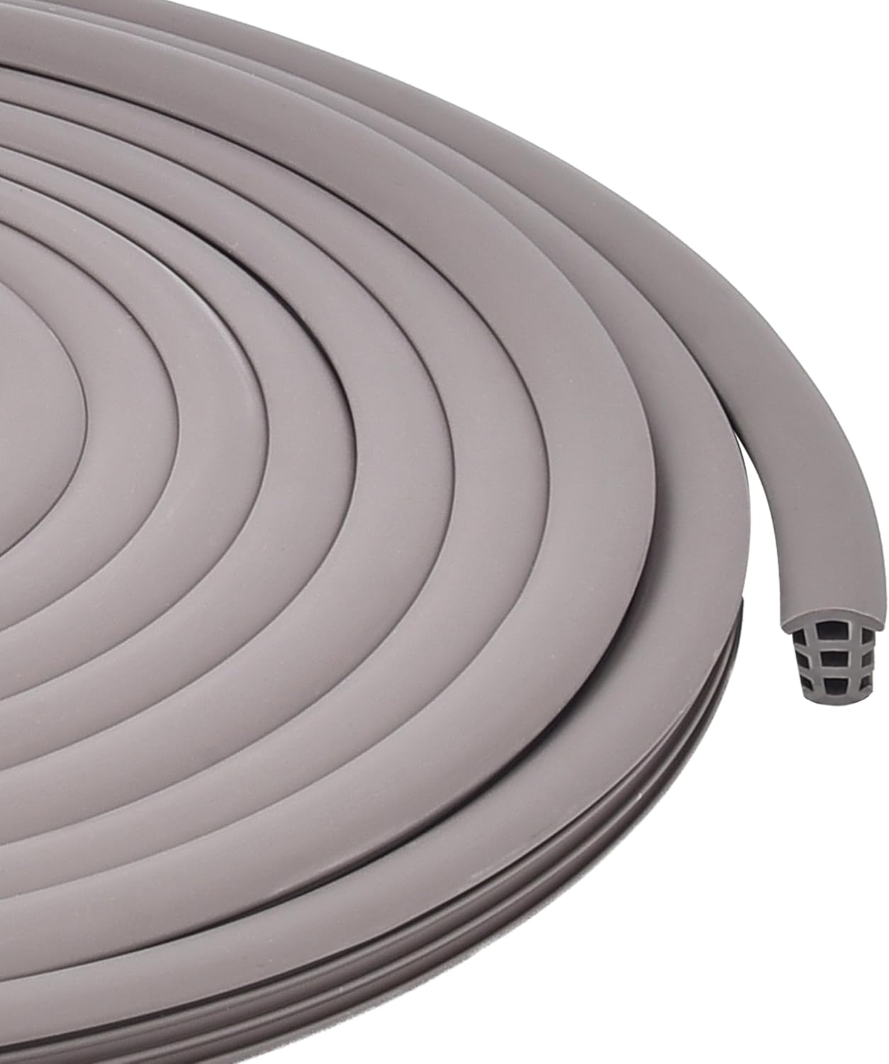 Flexible EPDM Rubber Strip (100 ft Long x 1/2 inch Wide) - Concrete Crack Repair & Replacement, Weather & Aging Resistant Expansion Joint Filler for Driveways, Sidewalks