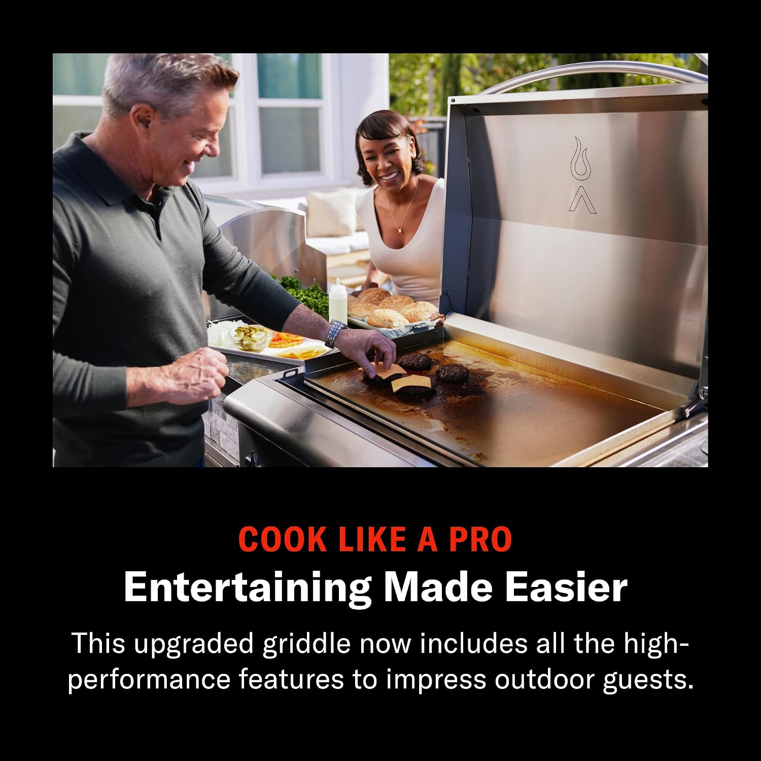 Blaze LTE+ 30-Inch Propane Gas Griddle with Lift-Assist Hood | Dual 15,000 BTU Burners | 8mm Reinforced Griddle Surface | Front Grease Management | Stainless Steel Construction BLZ-GRIDDLE-LTE3-LP