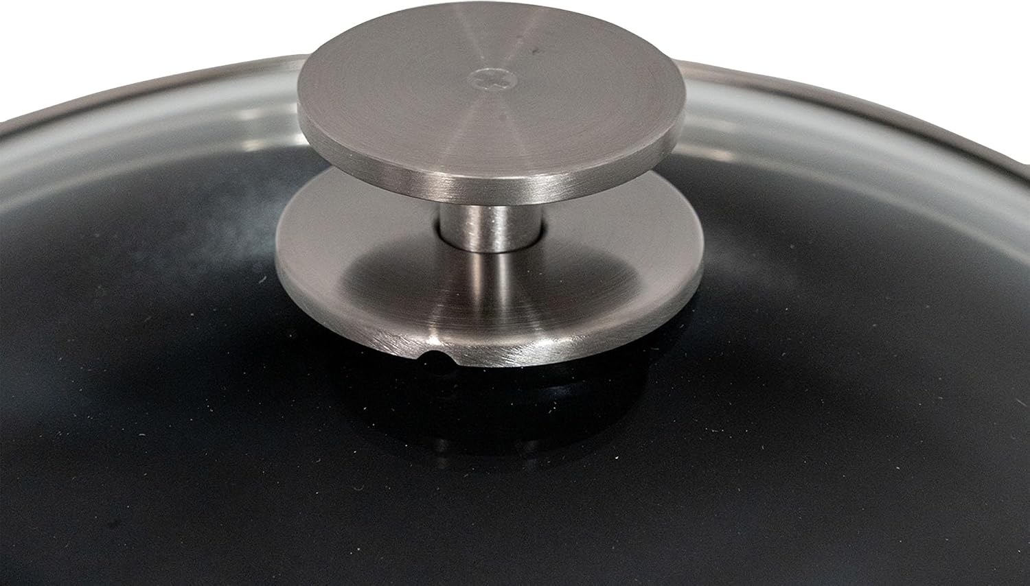 Swiss Diamond Nonstick Frying Pan Hybrid Ceramic and Diamond-Infused Fry Pan With Glass Lid, Dou Ceramic, Dishwasher and Oven Safe Fry Pans (9.5 IN)