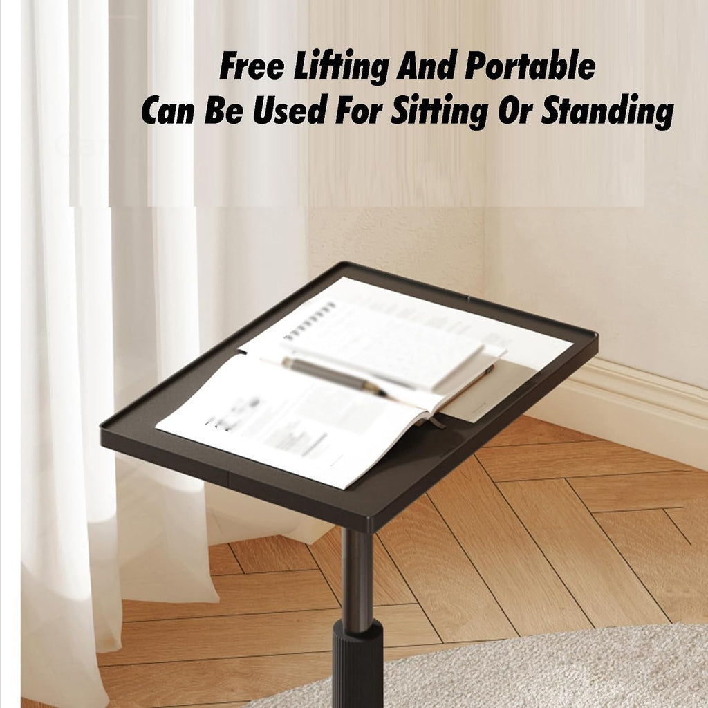 Multi-Purpose Book Holder,Music Sheet Stand,Floor with Removable Tray,Adjustable to 143cm, for Scores Tablet Laptop