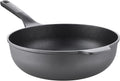 Berghoff Leo Stone+ Nonstick Ceramic 12in Wok Pan 5.3qt. Recycled Aluminum CeraGreen Non-toxic PFAS Free Cookware Stay-cool Handle Induction Cookware